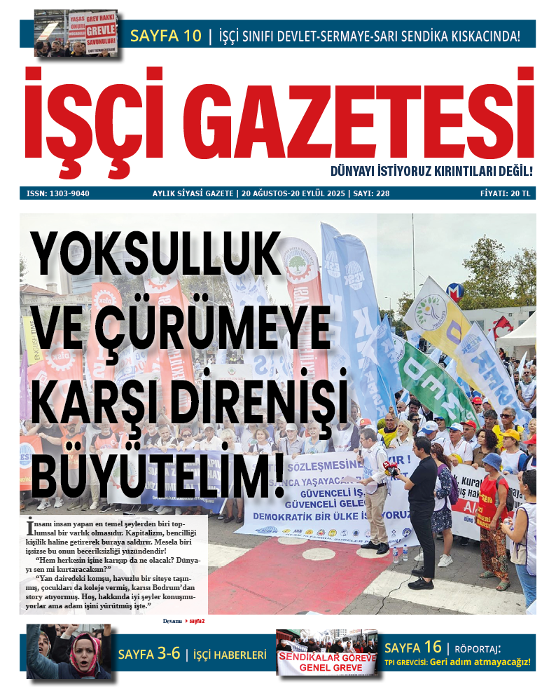 İşçi Gazetesi 228. Sayı
